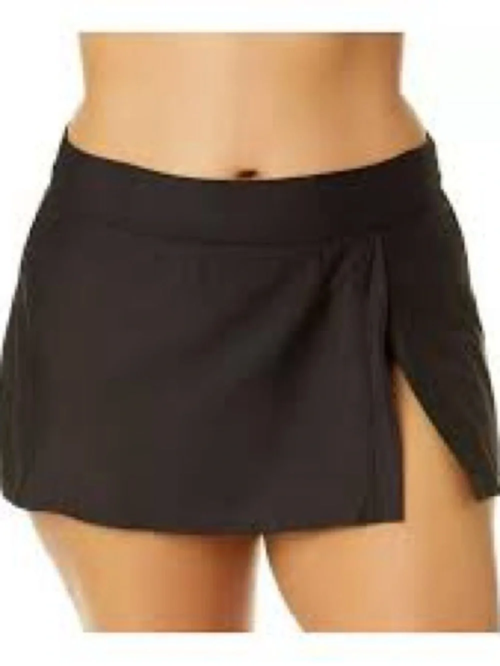 Anne Cole Black Swim Skirt XXL